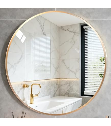 Amazon.co.jp: umbra 鏡 ミスト ミラー 61×46cm 壁掛け 大型 楕円形